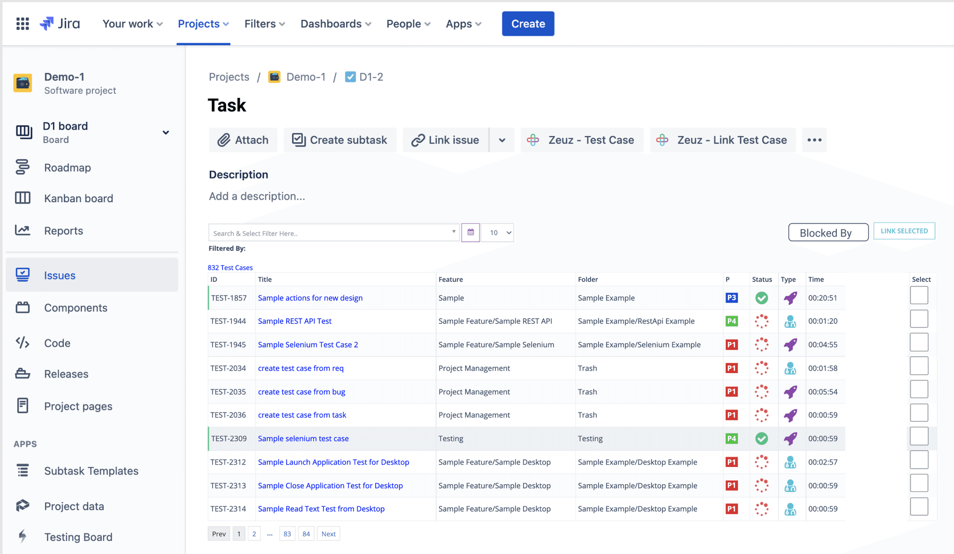 AI Test Recorder Interface